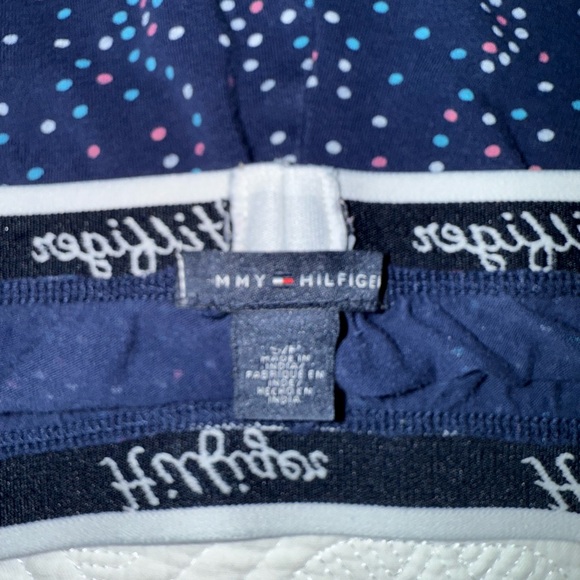 Tommy Hilfiger Navy Pajama Pants with Polka Dots - Picture 2 of 2